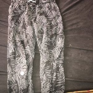 Floral joggers